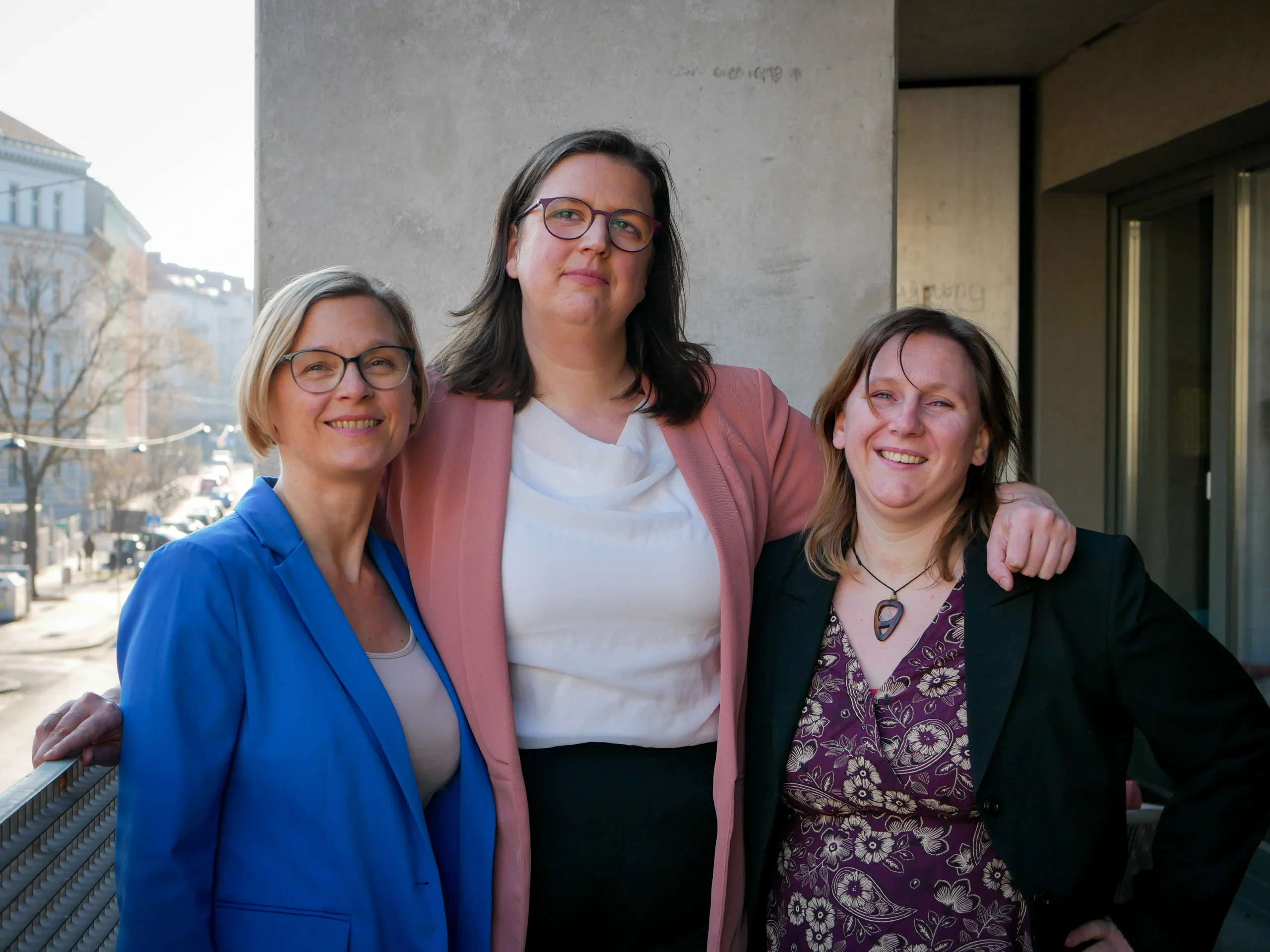 Julia Moser, Heidemarie Egger und Eva-Maria FInk