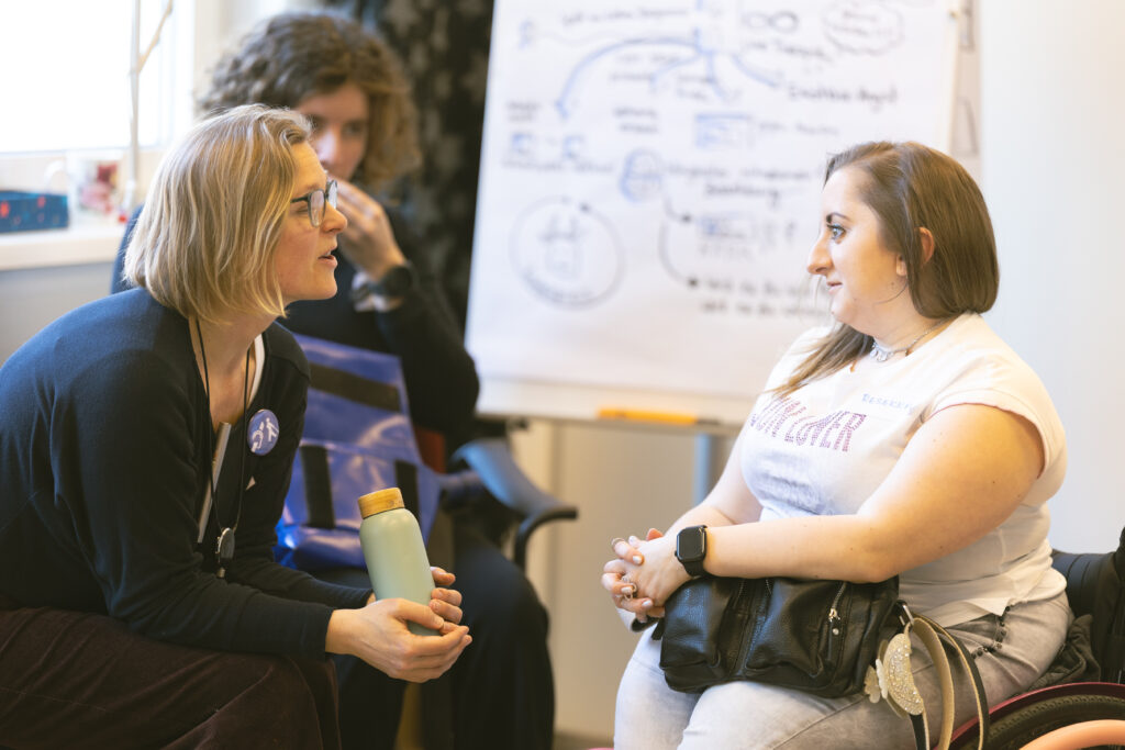 Julia Moser im Gespräch mit Rebekka Pimperl